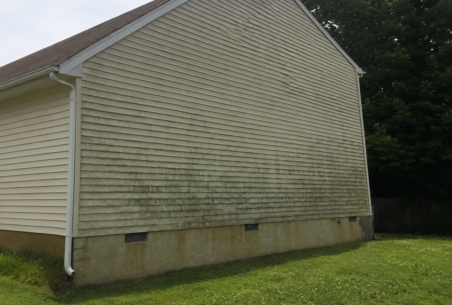 House before washing